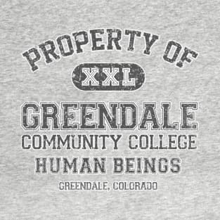 Property of Greendale Community College T-Shirt